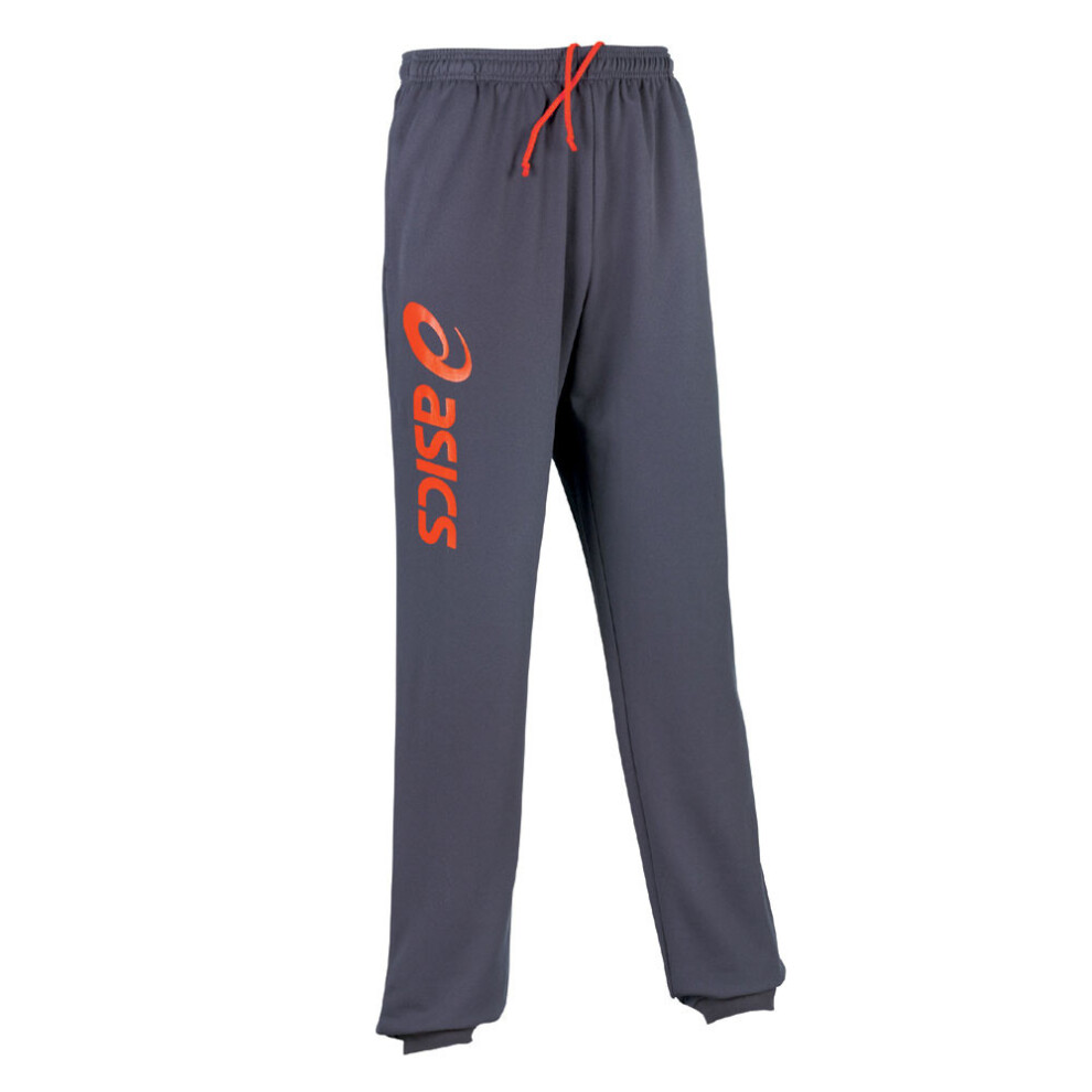 Asics Running Pants Men's Sigma Large Logo Graphic Pants - Grey - 2XS