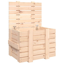 (brown, 58 x 40.5 x 42 cm) vidaXL Solid Wood Pine Storage Box Blanket Box Multi Colours 58/91x40.5x42 cm