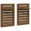 VidaXL (honey brown) vidaXL 2x Solid Wood Pine Wall-mounted Bedside Shelves Storage Multi Colours 2