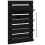 VidaXL (black) vidaXL 2x Solid Wood Pine Wall-mounted Bedside Shelves Storage Multi Colours 8