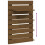 VidaXL (honey brown) vidaXL 2x Solid Wood Pine Wall-mounted Bedside Shelves Storage Multi Colours 8