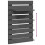 VidaXL (grey) vidaXL 2x Solid Wood Pine Wall-mounted Bedside Shelves Storage Multi Colours 8
