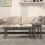 VidaXL (grey) vidaXL Solid Wood Pine Coffee Table Set 2 Piece Side End Table Multi Colours 3