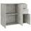VidaXL (concrete grey) vidaXL Sideboard Home Storage Side Cabinet Cupboard Highboard Engineered Wood 8