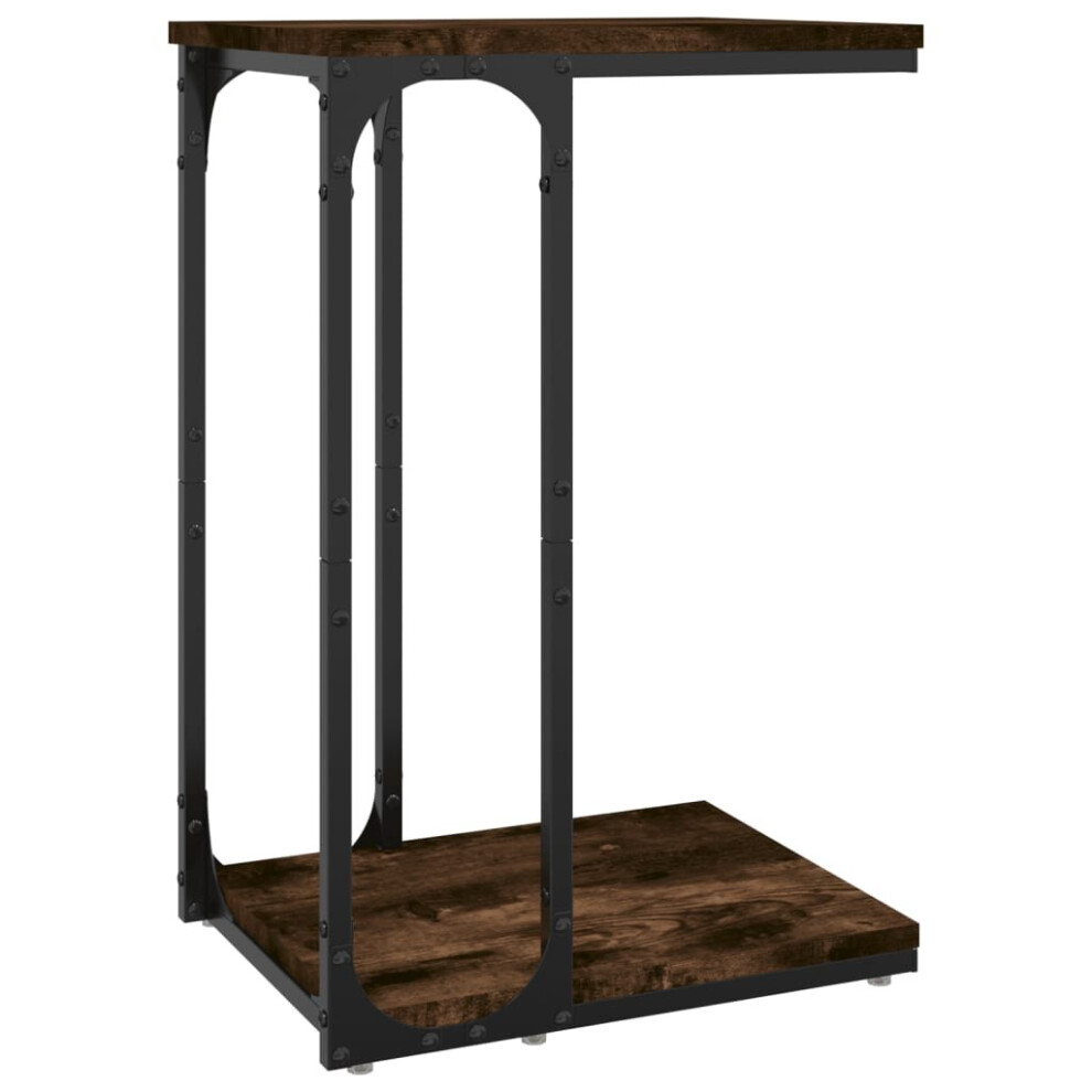 Vidaxl (Smoked Oak, 40 X 30 X 60 Cm) Side Table Engineered Wood Desk Multi Colours 40X30x60 Cm/50X35x52 Cm