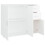 VidaXL (white) vidaXL Sideboard Home Storage Side Cabinet Cupboard Highboard Engineered Wood 8