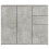 VidaXL (concrete grey) vidaXL Sideboard Home Storage Side Cabinet Cupboard Highboard Engineered Wood 6