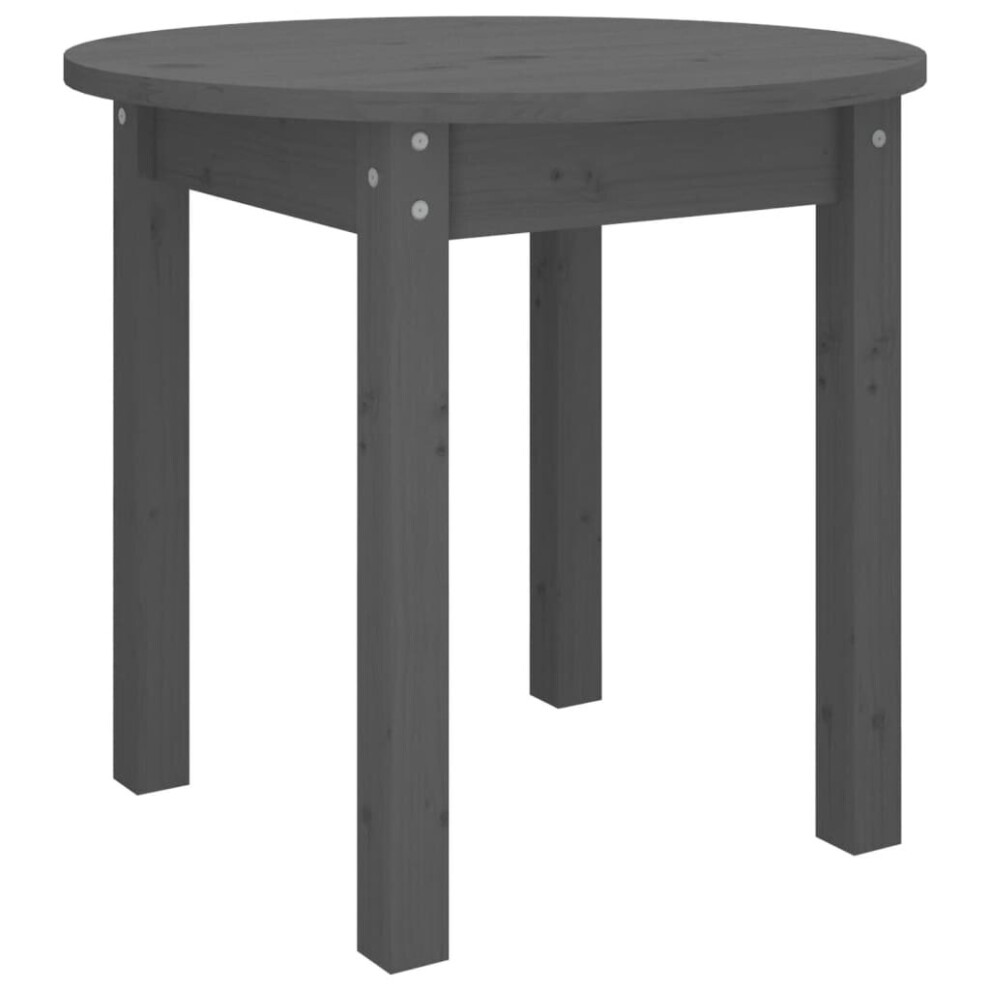 (grey, Ã? 45 x 40 cm) vidaXL Solid Wood Pine Coffee Table End Table Multi Colours Ã 45x40/Ã 55x45 cm