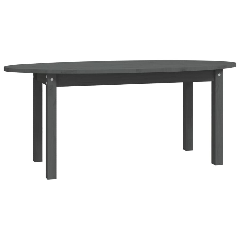 (grey, 110 x 55 x 45 cm) vidaXL Solid Wood Pine Coffee Table Multi Colours 110x55x45 cm/80x40x35 cm