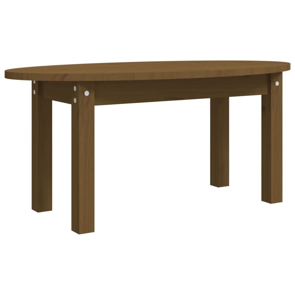 (honey brown, 80 x 40 x 35 cm) vidaXL Solid Wood Pine Coffee Table Multi Colours 110x55x45 cm/80x40x35 cm