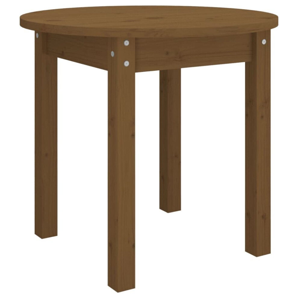 (honey brown, Ã? 45 x 40 cm) vidaXL Solid Wood Pine Coffee Table End Table Multi Colours Ã 45x40/Ã 55x45 cm