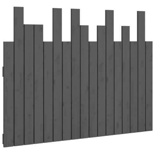 VidaXL (grey, 108 x 3 x 80 cm) vidaXL Solid Wood Pine Wall Headboard Bedroom Bed Header Multi Colours/Sizes 1