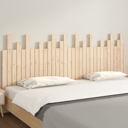 VidaXL (brown, 204 x 3 x 80 cm) vidaXL Solid Wood Pine Wall Headboard Bedroom Bed Header Multi Colours/Sizes 2