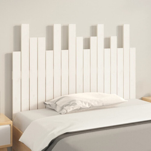 VidaXL (white, 108 x 3 x 80 cm) vidaXL Solid Wood Pine Wall Headboard Bedroom Bed Header Multi Colours/Sizes 2