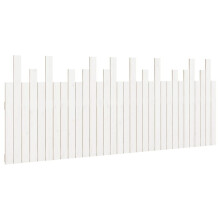 (white, 204 x 3 x 80 cm) vidaXL Solid Wood Pine Wall Headboard Bedroom Bed Header Multi Colours/Sizes
