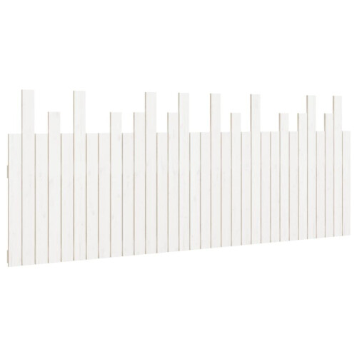 VidaXL (white, 204 x 3 x 80 cm) vidaXL Solid Wood Pine Wall Headboard Bedroom Bed Header Multi Colours/Sizes