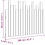 VidaXL (grey, 108 x 3 x 80 cm) vidaXL Solid Wood Pine Wall Headboard Bedroom Bed Header Multi Colours/Sizes 4
