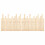 VidaXL (brown, 204 x 3 x 80 cm) vidaXL Solid Wood Pine Wall Headboard Bedroom Bed Header Multi Colours/Sizes 5