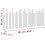 VidaXL (grey, 204 x 3 x 80 cm) vidaXL Solid Wood Pine Wall Headboard Bedroom Bed Header Multi Colours/Sizes 4