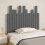 VidaXL (grey, 95.5 x 3 x 80 cm) vidaXL Solid Wood Pine Wall Headboard Bedroom Bed Header Multi Colours/Sizes 3