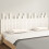 VidaXL (white, 204 x 3 x 80 cm) vidaXL Solid Wood Pine Wall Headboard Bedroom Bed Header Multi Colours/Sizes 3