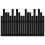 VidaXL (black, 127.5 x 3 x 80 cm) vidaXL Solid Wood Pine Wall Headboard Bedroom Bed Header Multi Colours/Sizes 5