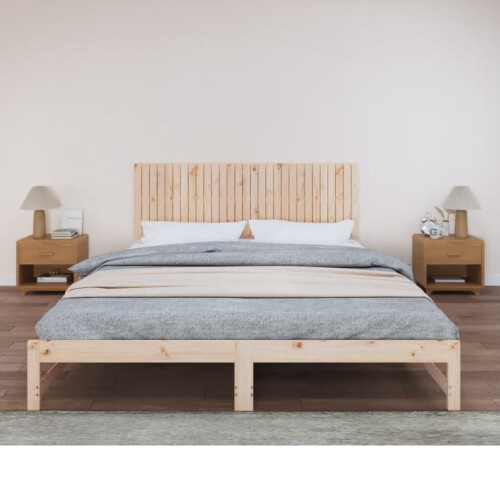 VidaXL (brown, 185 x 3 x 60 cm) vidaXL Solid Wood Pine Wall Headboard Bed Header Multi Colours Multi Sizes 2