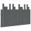 VidaXL (grey, 127.5 x 3 x 80 cm) vidaXL Solid Wood Pine Wall Headboard Bedroom Bed Header Multi Colours/Sizes 2
