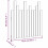 VidaXL (white, 82.5 x 3 x 80 cm) vidaXL Solid Wood Pine Wall Headboard Bedroom Bed Header Multi Colours/Sizes 8