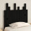 VidaXL (black, 82.5 x 3 x 80 cm) vidaXL Solid Wood Pine Wall Headboard Bedroom Bed Header Multi Colours/Sizes 3