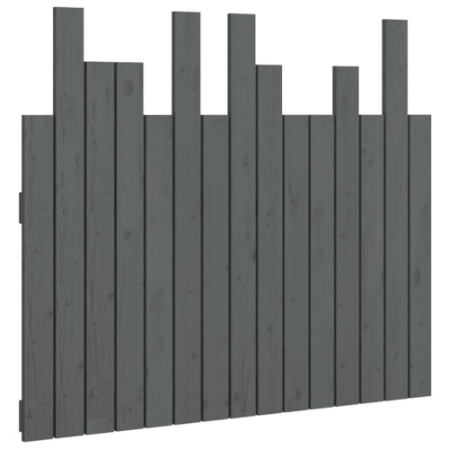 VidaXL (grey, 95.5 x 3 x 80 cm) vidaXL Solid Wood Pine Wall Headboard Bedroom Bed Header Multi Colours/Sizes