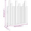VidaXL (black, 82.5 x 3 x 80 cm) vidaXL Solid Wood Pine Wall Headboard Bedroom Bed Header Multi Colours/Sizes 8