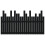 VidaXL (black, 146.5 x 3 x 80 cm) vidaXL Solid Wood Pine Wall Headboard Bedroom Bed Header Multi Colours/Sizes 5