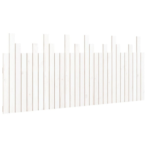 VidaXL (white, 185 x 3 x 80 cm) vidaXL Solid Wood Pine Wall Headboard Bedroom Bed Header Multi Colours/Sizes 1