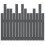 VidaXL (grey, 95.5 x 3 x 80 cm) vidaXL Solid Wood Pine Wall Headboard Bedroom Bed Header Multi Colours/Sizes 5