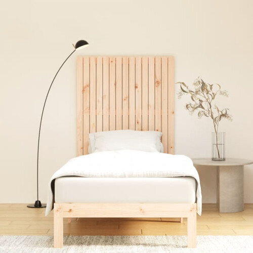 VidaXL (brown, 95.5 x 3 x 110 cm) vidaXL Solid Wood Pine Wall Headboard Bed Header Multi Colours Multi Sizes 2