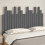 VidaXL (grey, 127.5 x 3 x 80 cm) vidaXL Solid Wood Pine Wall Headboard Bedroom Bed Header Multi Colours/Sizes 3
