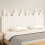 VidaXL (white, 166 x 3 x 80 cm) vidaXL Solid Wood Pine Wall Headboard Bedroom Bed Header Multi Colours/Sizes 3