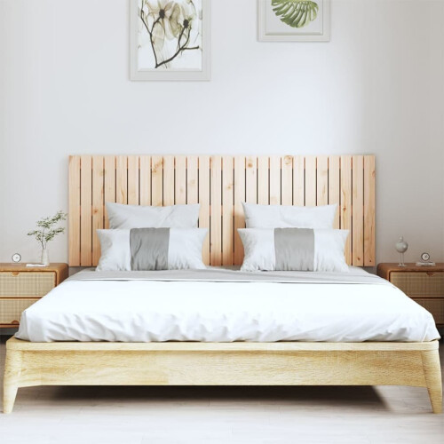 VidaXL (brown, 166 x 3 x 60 cm) vidaXL Solid Wood Pine Wall Headboard Bed Header Multi Colours Multi Sizes 2