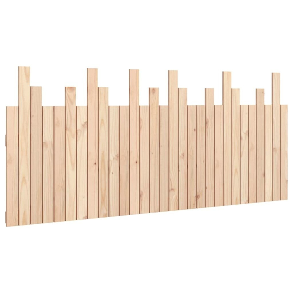 Vidaxl (Brown, 185 X 3 X 80 Cm) Solid Wood Pine Wall Headboard Bedroom Bed Header Multi Colours/Sizes