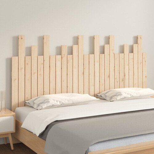 VidaXL (brown, 159.5 x 3 x 80 cm) vidaXL Solid Wood Pine Wall Headboard Bedroom Bed Header Multi Colours/Sizes 2
