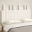 VidaXL (white, 127.5 x 3 x 80 cm) vidaXL Solid Wood Pine Wall Headboard Bedroom Bed Header Multi Colours/Sizes 3