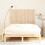 VidaXL (brown, 140 x 3 x 110 cm) vidaXL Solid Wood Pine Wall Headboard Bed Header Multi Colours Multi Sizes 3