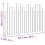 VidaXL (black, 127.5 x 3 x 80 cm) vidaXL Solid Wood Pine Wall Headboard Bedroom Bed Header Multi Colours/Sizes 4