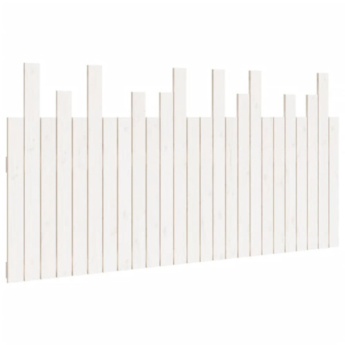 VidaXL (white, 159.5 x 3 x 80 cm) vidaXL Solid Wood Pine Wall Headboard Bedroom Bed Header Multi Colours/Sizes
