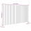 VidaXL (black, 204 x 3 x 110 cm) vidaXL Solid Wood Pine Wall Headboard Bed Header Multi Colours Multi Sizes 8