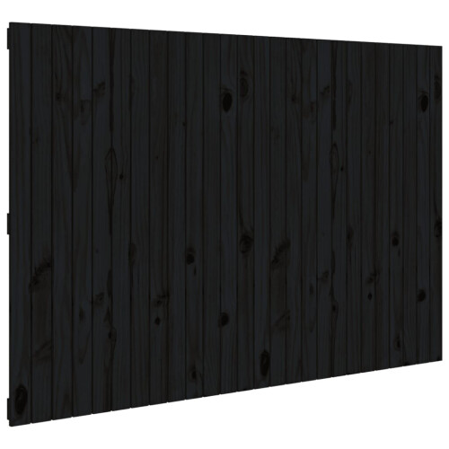 VidaXL (black, 166 x 3 x 110 cm) vidaXL Solid Wood Pine Wall Headboard Bed Header Multi Colours Multi Sizes