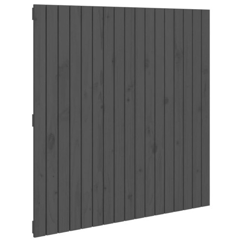 VidaXL (grey, 108 x 3 x 110 cm) vidaXL Solid Wood Pine Wall Headboard Bed Header Multi Colours Multi Sizes
