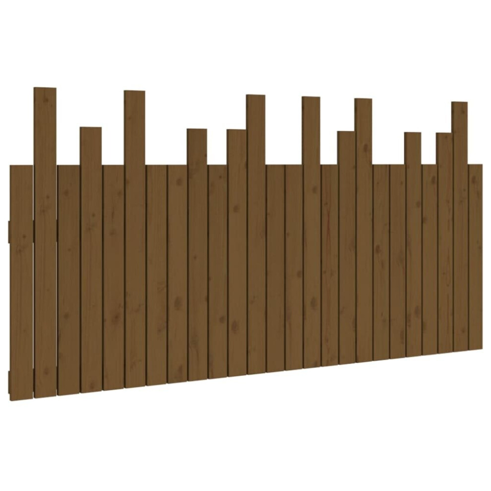 New Vidaxl (Honey 159.5 X 3 X 80 Cm) Solid Wood Pine Wall Headboard Bedroom Bed Header Multi Colours/Sizes Brown 824801