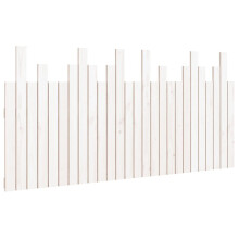 (white, 166 x 3 x 80 cm) vidaXL Solid Wood Pine Wall Headboard Bedroom Bed Header Multi Colours/Sizes